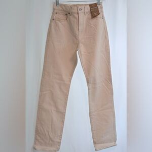 Madewell The '90s Straight Jean NWT 26 Off White